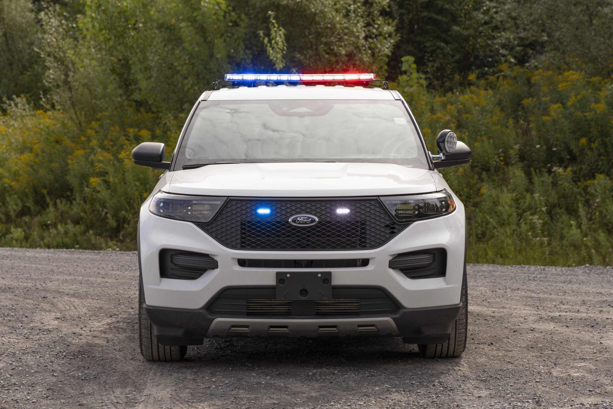 Ford Explorer Police Interceptor Utility front view
